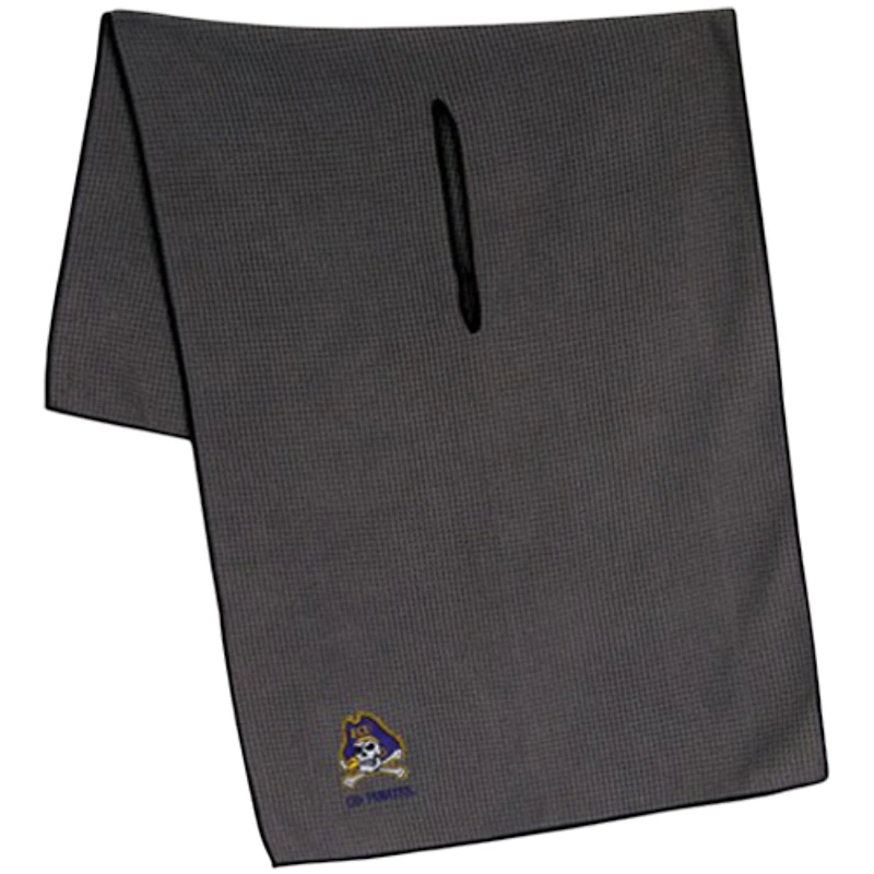 ECU Pirates 19" x 41" Gray Microfiber Towel