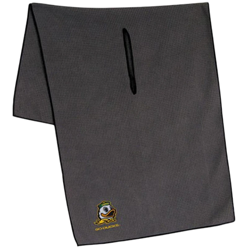 Oregon Ducks 19" x 41" Gray Microfiber Towel