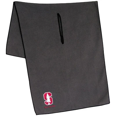 Stanford Cardinal 19" x 41" Gray Microfiber Towel