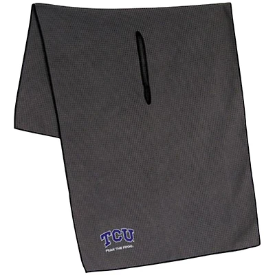 TCU Horned Frogs 19" x 41" Gray Microfiber Towel