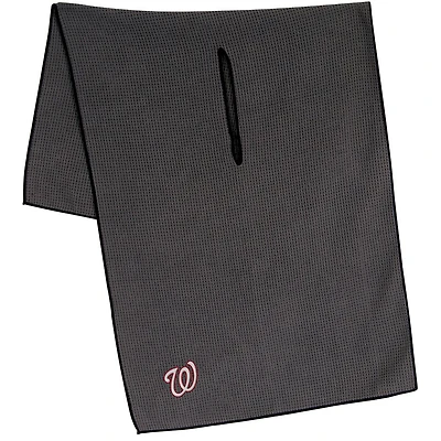 Washington Nationals 19" x 41" Gray Microfiber Towel