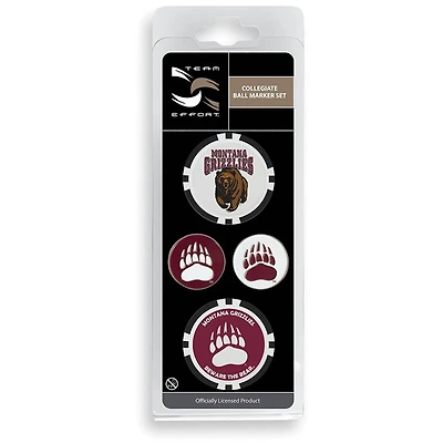 Montana Grizzlies Ball Marker Set