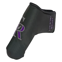Colorado Rockies Black Putter Blade Cover