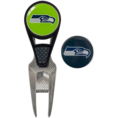 Seattle Seahawks CVX Repair Tool & Ball Markers Set
