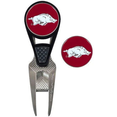 Arkansas Razorbacks CVX Repair Tool & Ball Markers Set