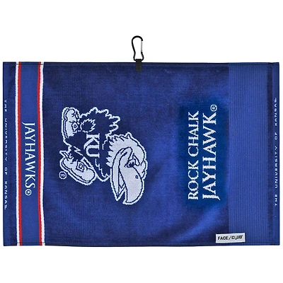 Kansas Jayhawks 16" x 24" Face/Club Jacquard Towel