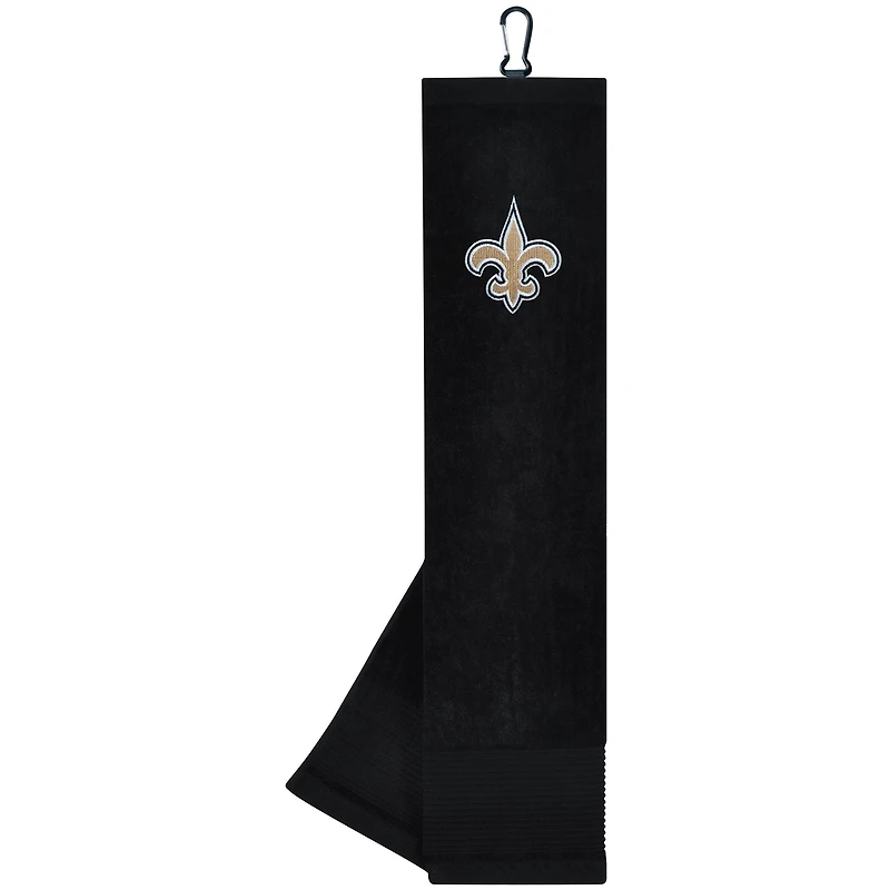 New Orleans Saints 16" x 24" Face & Club Tri-Fold Towel