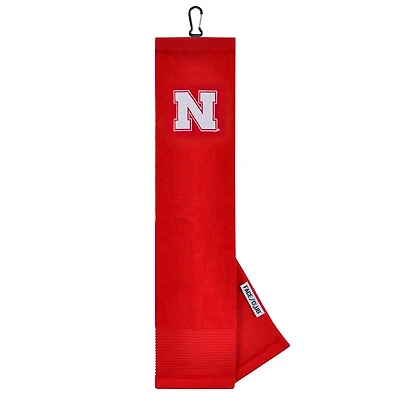Nebraska Huskers 16" x 24" Face & Club Tri-Fold Towel