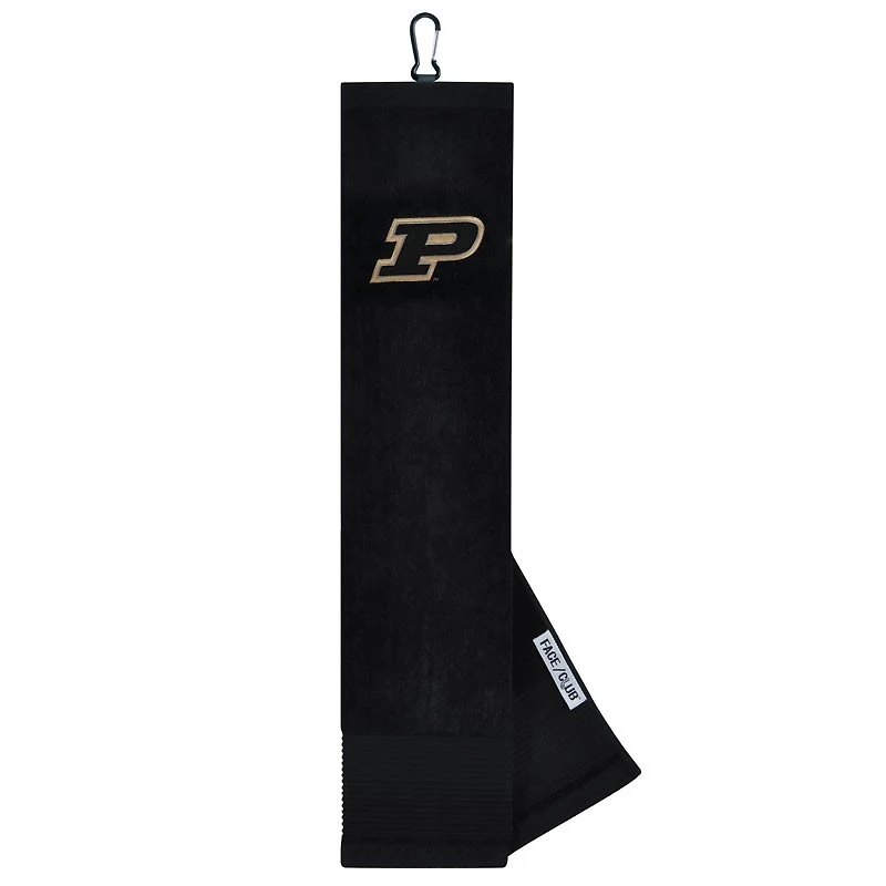 Purdue Boilermakers 16" x 24" Face & Club Tri-Fold Towel