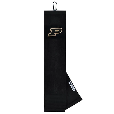 Purdue Boilermakers 16" x 24" Face & Club Tri-Fold Towel
