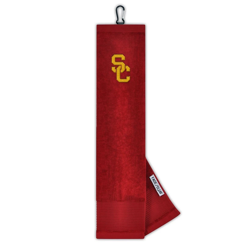 USC Trojans 16" x 24" Face & Club Tri-Fold Towel