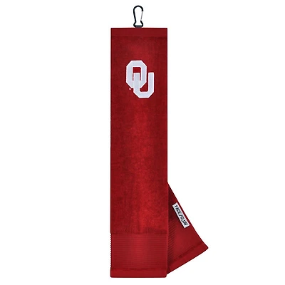 Oklahoma Sooners 16" x 24" Face & Club Tri-Fold Towel