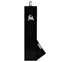 Miami Marlins 16" x 24" Face & Club Tri-Fold Towel