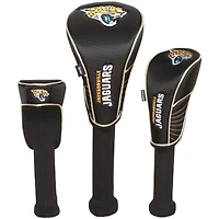 Jacksonville Jaguars Driver Fairway Hybrid Set of Three Headcovers
