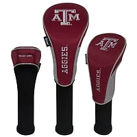 Texas A&M Aggies Driver Fairway Hybrid Set of Three Headcovers