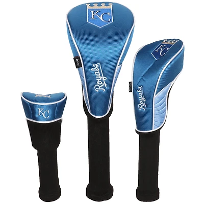 Kansas City Royals Driver Fairway Hybrid Set of Three Headcovers