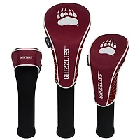 Montana Grizzlies Driver Fairway Hybrid Set of Three Headcovers