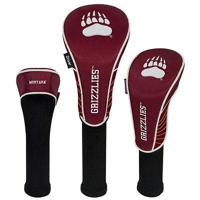 Montana Grizzlies Driver Fairway Hybrid Set of Three Headcovers