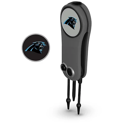Carolina Panthers Switchblade Repair Tool & Two Ball Markers