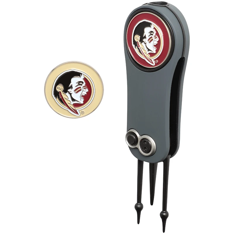 Florida State Seminoles Switchblade Repair Tool & Two Ball Markers