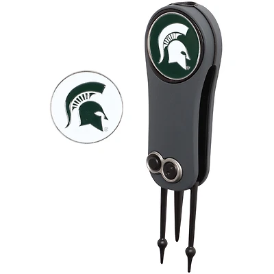 Michigan State Spartans Switchblade Repair Tool & Two Ball Markers