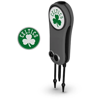 Boston Celtics Switchblade Repair Tool & Two Ball Markers