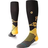 Men's Stance Black Pittsburgh Pirates Diamond Pro Over the Calf Socks