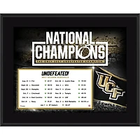 UCF Knights 10.5" x 13" 2017 Undefeated National Champion Season Sublimated Plaque
