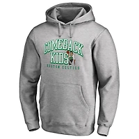 Men's Heathered Gray Boston Celtics Comeback Kids Pullover Hoodie