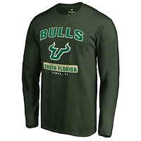 Men's Green South Florida Bulls Campus Icon Long Sleeve T-Shirt