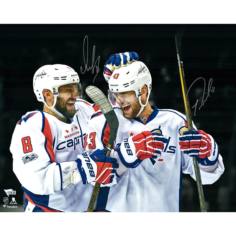 Alex Ovechkin & Tom Wilson Washington Capitals Autographed 16" x 20" Spotlight Photograph