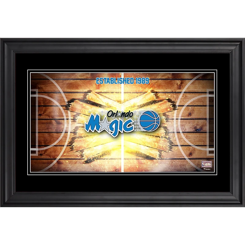 Orlando Magic Framed 10" x 18" Hardwood Classics Panoramic Photograph