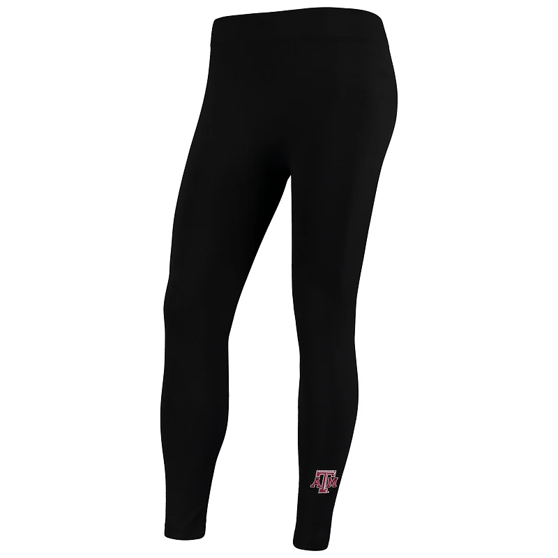 Women's ZooZatz Black Texas A&M Aggies Fleece Leggings
