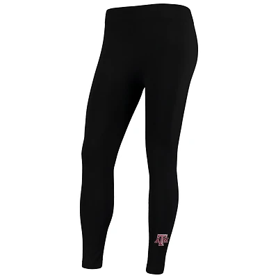 Women's ZooZatz Black Texas A&M Aggies Fleece Leggings