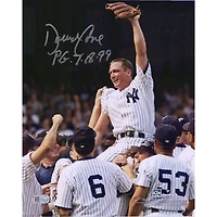 David Cone New York Yankees Autographed 8" x 10" Carried off Field Photograph with "P.G. 7-18-99" Inscription