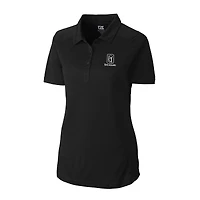 Women's Cutter & Buck Black TPC River Highlands DryTec Northgate Polo