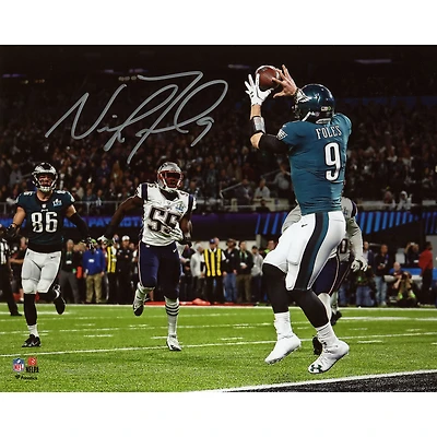 Nick Foles Philadelphia Eagles Super Bowl LII Champions Autographed 8" x 10" Philly Special Touchdown Catch Photograph