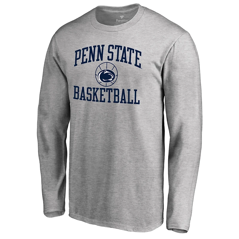 Men's Heathered Gray Penn State Nittany Lions In Bounds Long Sleeve T-Shirt