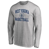 Men's Heathered Gray West Virginia Mountaineers In Bounds Long Sleeve T-Shirt