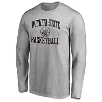 Men's Heathered Gray Wichita State Shockers In Bounds Long Sleeve T-Shirt