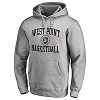 Men's Heathered Gray Army Black Knights In Bounds Pullover Hoodie