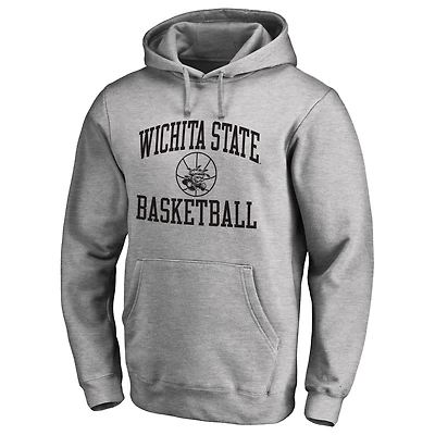 Men's Heathered Gray Wichita State Shockers In Bounds Pullover Hoodie