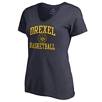 Women's Navy Drexel Dragons In Bounds V-Neck T-Shirt