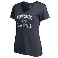 Women's Navy Penn State Nittany Lions In Bounds V-Neck T-Shirt