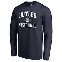 Men's Navy Butler Bulldogs In Bounds Long Sleeve T-Shirt
