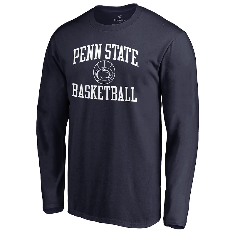 Men's Navy Penn State Nittany Lions In Bounds Long Sleeve T-Shirt