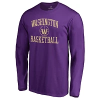 Men's Purple Washington Huskies In Bounds Long Sleeve T-Shirt