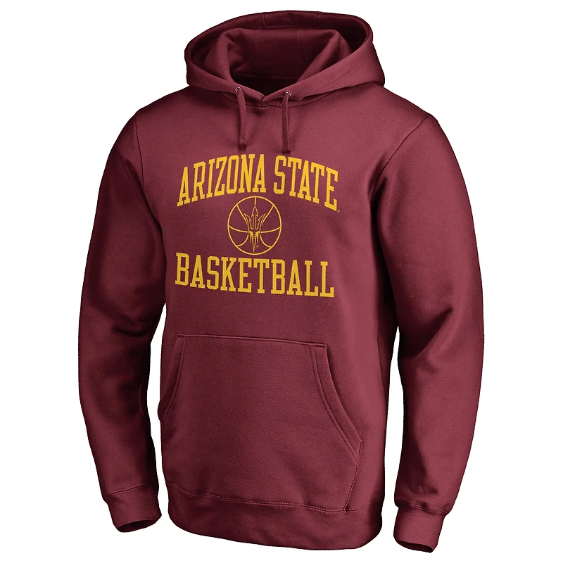 Men's Maroon Arizona State Sun Devils In Bounds Pullover Hoodie