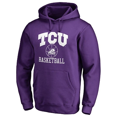 Men's Purple TCU Horned Frogs In Bounds Pullover Hoodie