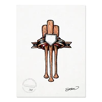 Arizona Diamondbacks 8.5" x 11" Chase Field Sketch Art Print